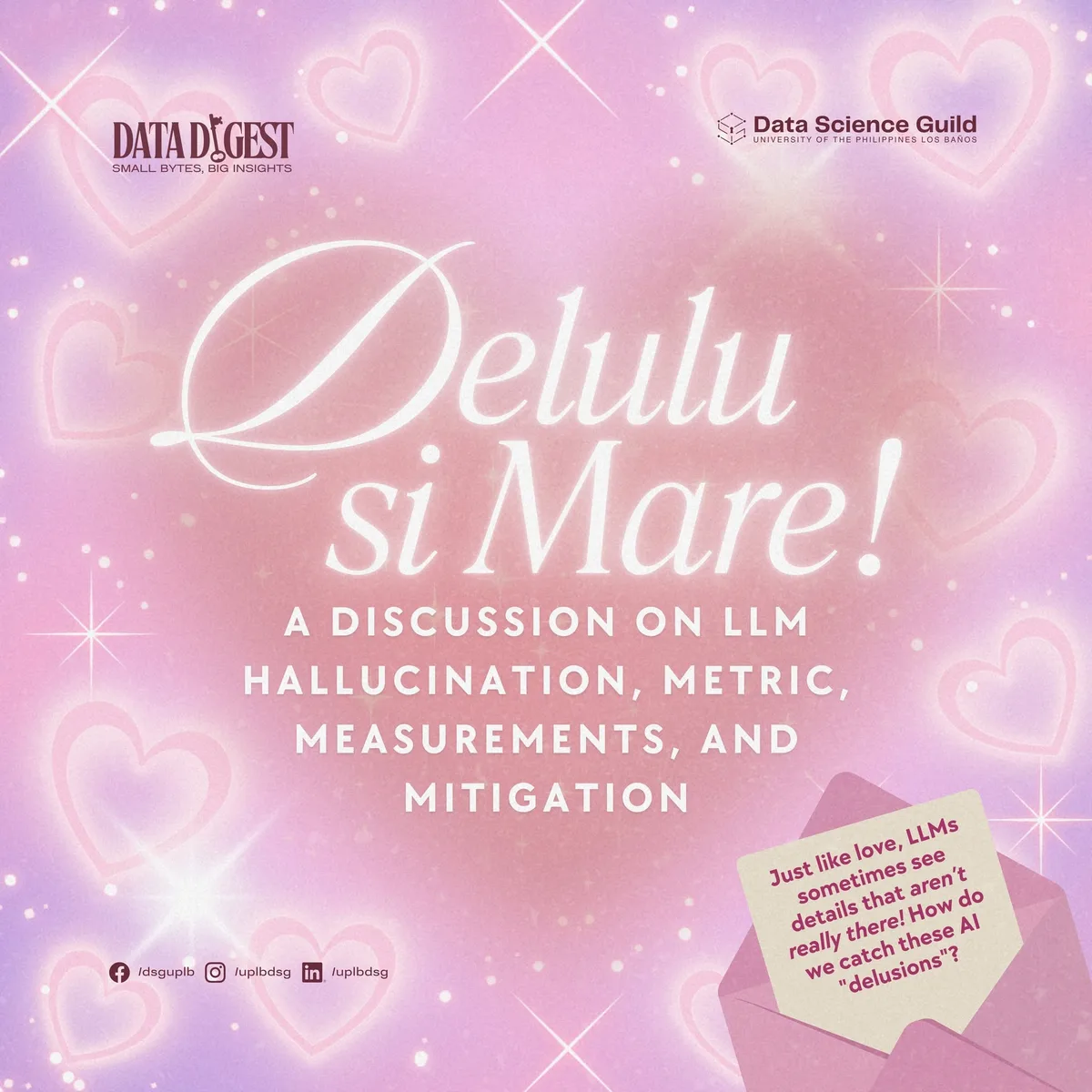 Delulu si Mare Data Digest cover on LLM hallucination, metrics, measurement, and mitigation