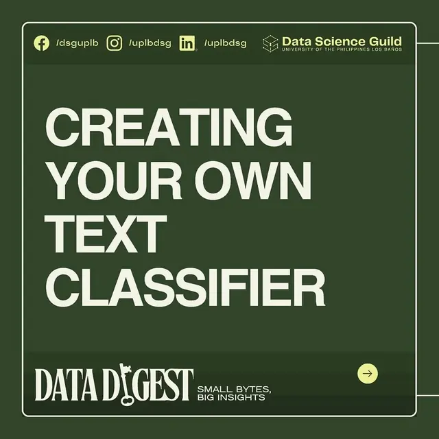 Creating Your Own Text Classifier Data Digest cover