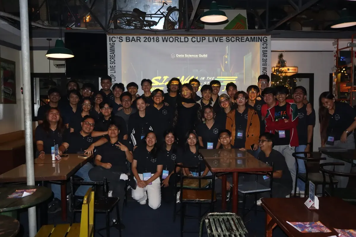 UPLB Data Science Guild members gathered at a guild event