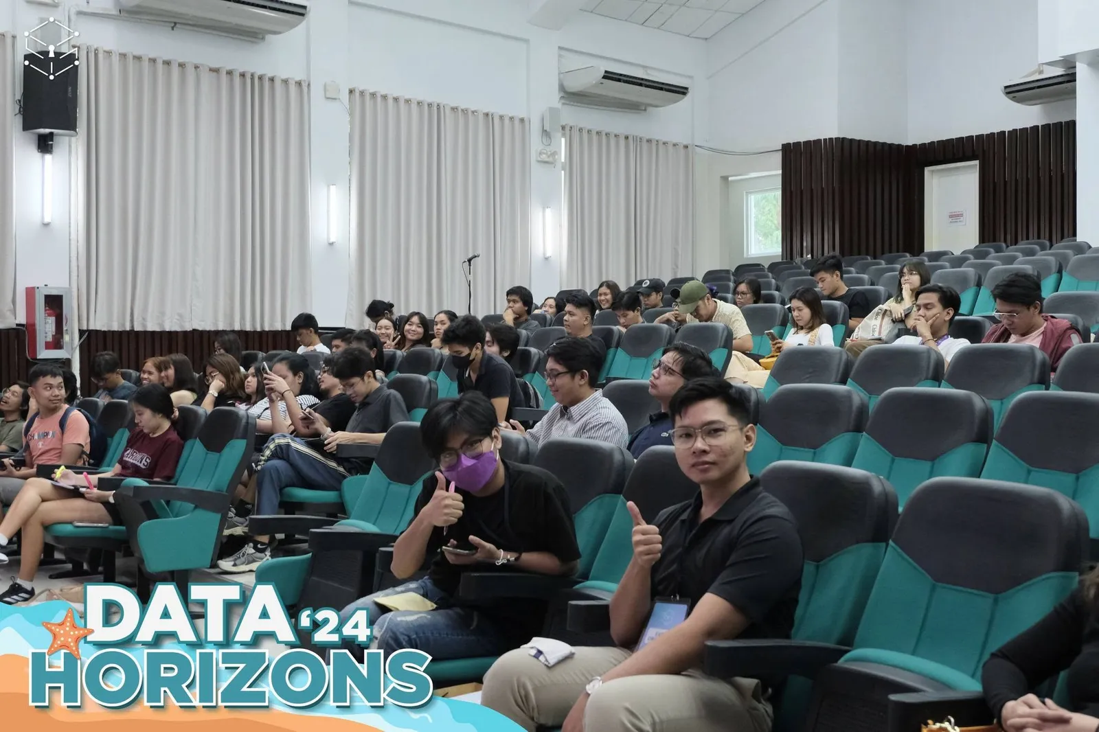 The audience during a question and answer segment