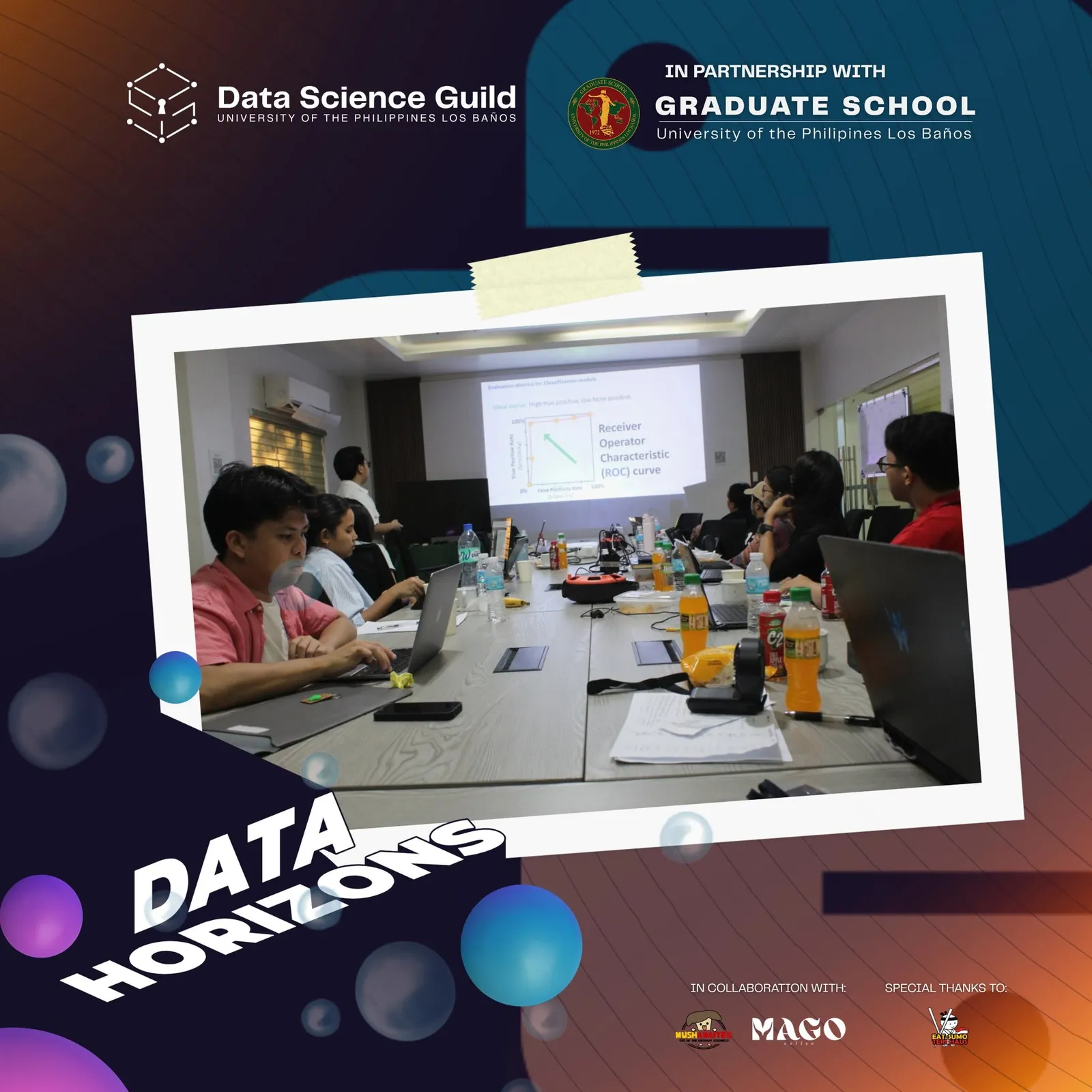 Participants presenting hackathon output