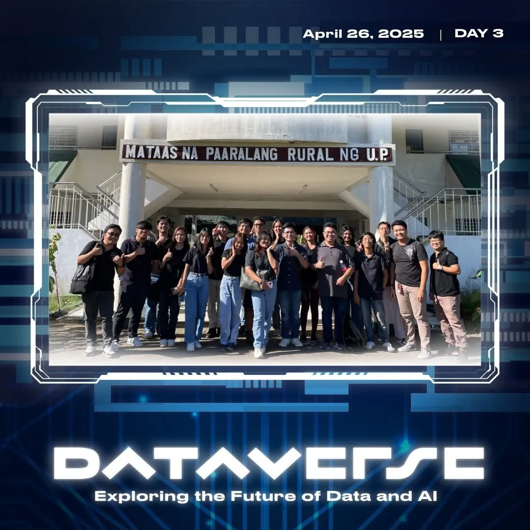 Dataverse participants posing in a classroom on April 11, 2025