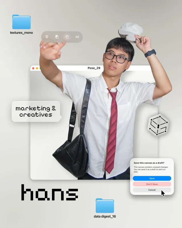 Hans, Marketing and Creatives committee head