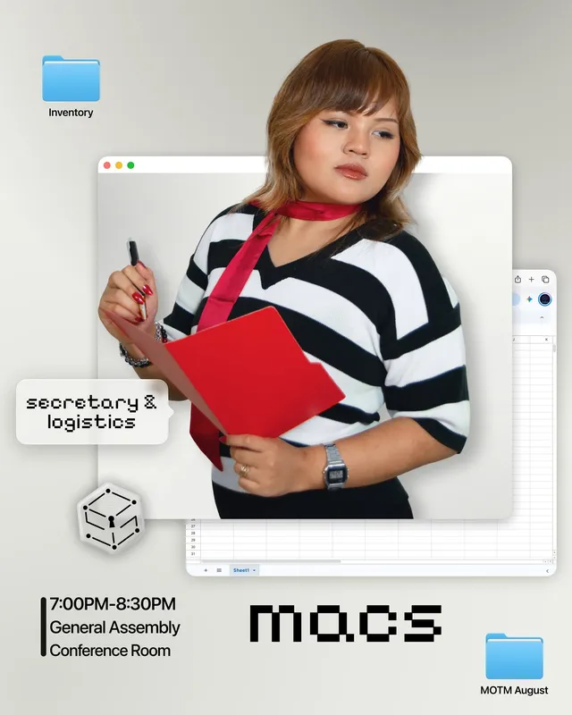 Macs, Secretary and Logistics committee head
